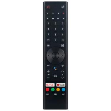 Imagem de Controle remoto de substituição de voz compatível com Smart TV Caixun UHD EC55S1A EC50S1A EC43S1A; compatível com Sansui 4K UHD TV Q55UA221B