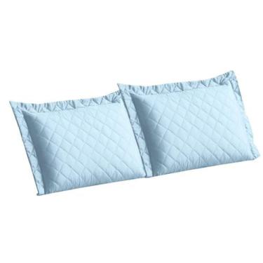 Imagem de Kit 2 Fronhas Matelada Costurada Para Travesseiro ul Bebê - Mercedes V