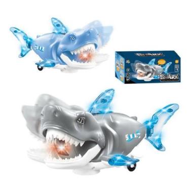 Imagem de Brinquedo Robo Dançarino Com Luz Toca Musica Tubarão Fujão - SHOPPING 