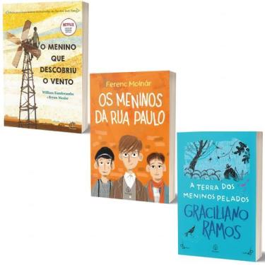 Imagem de Kit O Menino que Descobriu o Vento + Os Meninos da Rua Paulo + A Terra