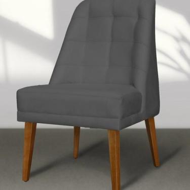 Imagem de Kit 06 Cadeiras de Jantar Paris Suede - Meu Lar