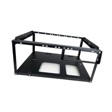 Imagem de AsrMyjcx ABRA PC CASE PC Computador CHASSIS COMPRIMENTO de aÇO PROFISSIONAL de aÇO PROFISSIONAL MAX 330 × 330mm Placa -mãe Open Chassis Rack
