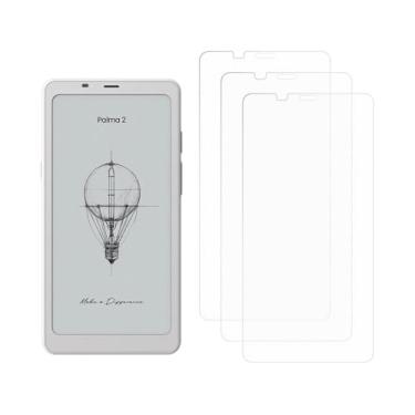 Imagem de SCDIYEER Protetor de tela de vidro temperado de 6,13 polegadas, para BOOX Palma2 resistente a arranhões (3 peças de filme temperado fosco)