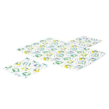 Imagem de Trocador de Fraldas Portátil Impermeável com Bolsos - Urso - Assencio