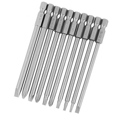 Imagem de 100mm 10 Peças de Chave de Fenda Anti-impacto, Pontas Cruzadas, Manutenção de Instrumento de Manutenção de Câmera para Pessoal de Manutenção Manutenção de Computador
