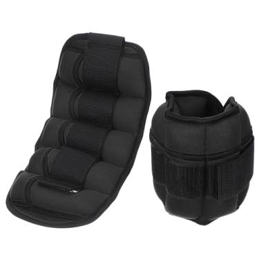 Imagem de PATIKIL 4,5 kg total/2,3 kg cada peso ajustável no tornozelo, 2 peças de peso de pulso e perna e braço, sacos de areia para mulheres e homens, treinamento de força, ioga, corrida, caminhada, aeróbica