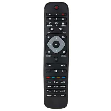Imagem de Controle Remoto Compatível com Philipss Smart TV, LCD, LED, HD, 3D, controle substituto, pronto para uso Universal