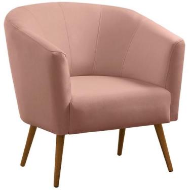 Imagem de Poltrona para Sala e Escritório Decorativa Pé Palito Belize - Konfort,