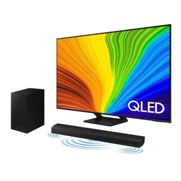 Imagem de Smart TV 55&quot; QLED 4K 55Q70D 2024 + Soundbar HW-B550/ZD