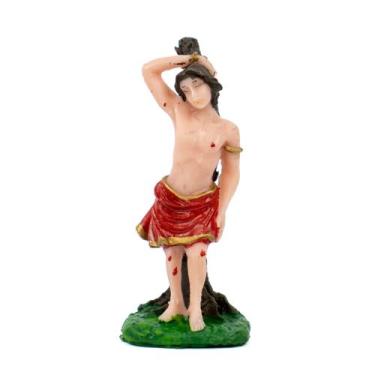 Imagem de Escultura São Sebastião 8 cm em Resina - Lua Mística - 100% Original -
