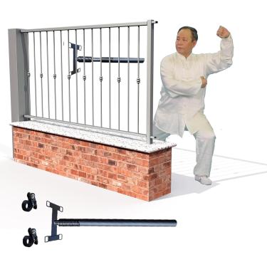 Imagem de Wing Chun Dummy Braços De Mola Simples Para Treinamento De Artes Marciais, Equipamento De Manequim Puhing Independente Para Uso Interno, Ferramenta De Exercício De Taekwondo Incluíd, Both spring