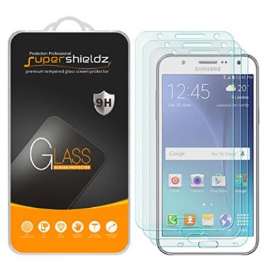 Imagem de [Pacote com 3] Protetor de tela de vidro temperado Supershieldz para Samsung Galaxy J7 (Boost Mobile & Virgin Mobile) J700P/J700M, antiarranhões, antiimpressões digitais, sem bolhas, substituição
