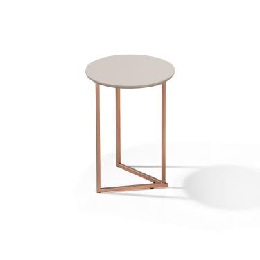 Imagem de Mesinha De Canto Redonda Moderna Luxo Jade