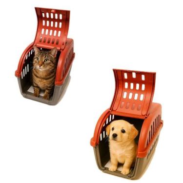 Imagem de Caixa de Transporte Pet Container Nº1 Avião Carro Onibus Metro - Caes 