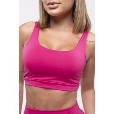 Imagem de Top Feminino Academia Fitness - FORÇA DO SOL, P, Cinza claro