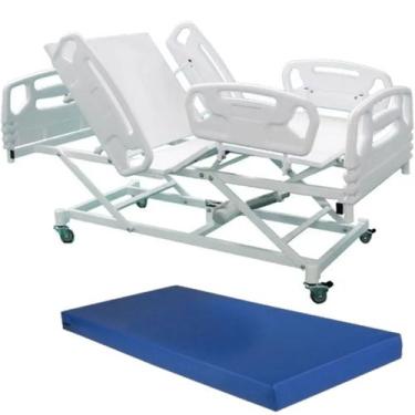 Imagem de Cama Hospitalar Motorizada 3 Movimentos Luxo com Colchão D33 - VSCHEFF