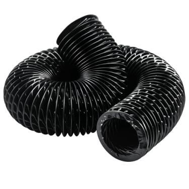 Imagem de Ahuliao Mangueira de soprador de barco para ventilador de ventilação de esgoto marítimo e exaustor, duto de ventilação de motor flexível de 7,5 x 3 m, mangueira de ar marítima para sistema de