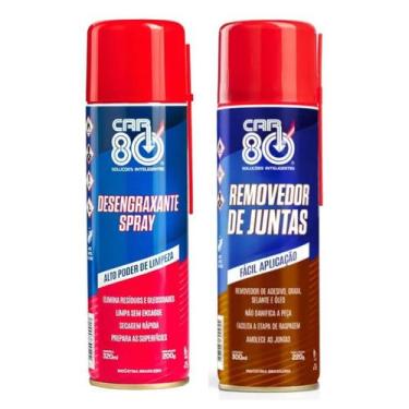 Imagem de Kit Spray Desengraxante E Removedor De Junta Car80