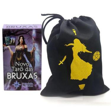 Imagem de Baralho Tarô das Bruxas Mandala Esotérica com Bolsa Brinde