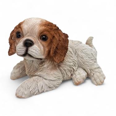 Imagem de Estatueta Cachorrinho Cocker Spaniel Americano Delicado 14cm