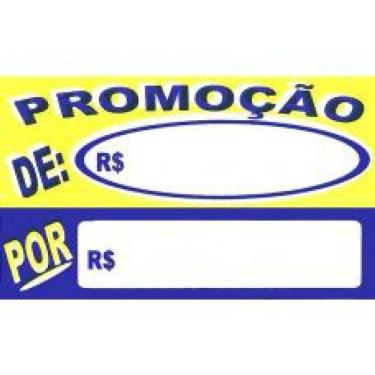 Imagem de Etiqueta De/Por Sem Digito - 97 mm x 58 mm - Pct 40 Unid.