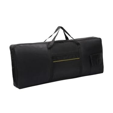 Imagem de Esquirla Capa protetora para teclado de piano com 88 teclas, à prova de poeira, tecido Oxford, bolsa para teclado, bolsa para viagem, apresentação em concerto