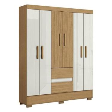 Imagem de Guarda Roupa Casal Coimbra 2005138 Atacama Off White - Aramóveis - ARA