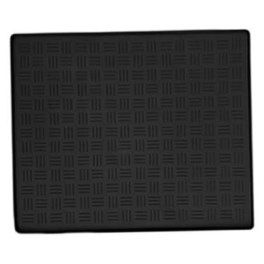 Imagem de Ｂｅｓｇａ Protetor de topo para lavadora e secadora, capa superior para máquina de lavar, à prova de poeira, reutilizável, durável e antiderrapante para cozinha, Preto, 60cmx50cm