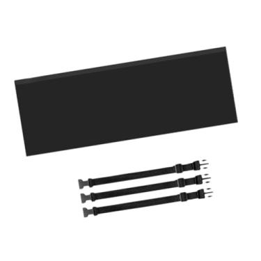 Imagem de Ioensy Capa para mangueira de ar condicionado portátil com 3 tiras ajustáveis, envoltório térmico portátil para mangueira de exaustão de 5" e 5,9", Preto