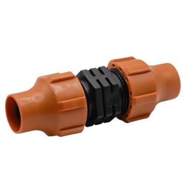 Imagem de DIG Acoplamento NUTLOCK universal C53 1/5.1 cm | Conecta dois tamanhos de tubos de gotejamento de 1,27 cm (0,630 OD a 0,710 OD) | Durável, à prova de vazamento, reutilizável para sistemas de irrigação