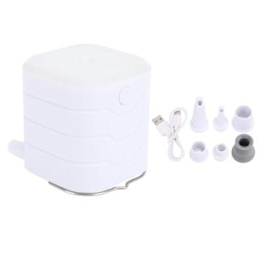 Imagem de Mini bomba de ar portátil para brinquedos infláveis piscina flutuadores de viagens acampamento de camping infargável inflador de colchão com luz
