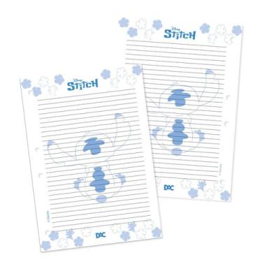 Imagem de Refil de Folhas Stitch para Fichário Pequeno - Dac