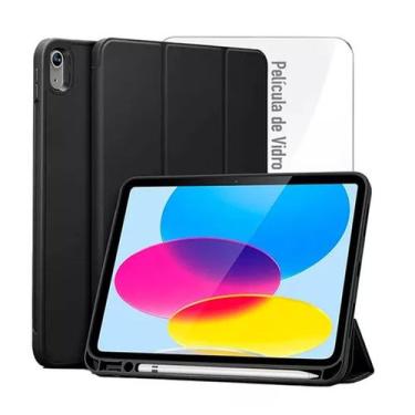 Imagem de Capa Smart Cover Case P/ iPad 10 Ger. 10.9 10,9 + Película - BDNET