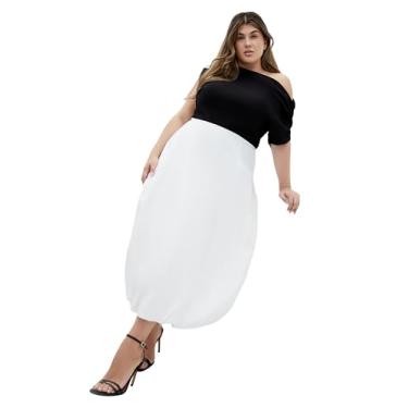 Imagem de City Chic Saia feminina plus size - Elena, Marfim, 46