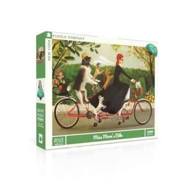 Imagem de New York Puzzle Company - Janet Hill Miss Moon'S Bike - Quebra-Cabeça De 1000 Peças Para Adultos Por Janet Hill