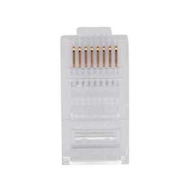 Imagem de Capa para Conector RJ45 Cat5e com 10 unidades Transparente Intelbras