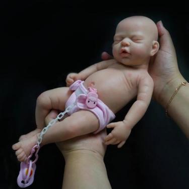 Imagem de Boneca Reborn Mire & Mire Reborn Silicone de corpo inteiro de 12 cm
