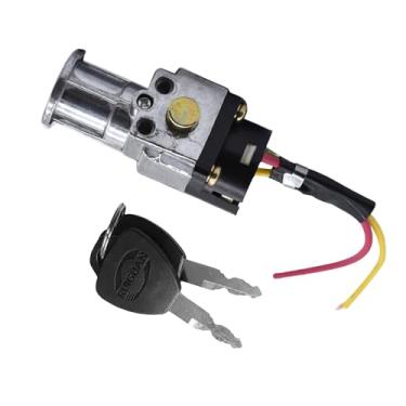 Imagem de RNXRZANK Trava de Cilindro de Bateria para E-bike, Universal, Antirroubo, Multiuso, Motocicleta, Leve, com 2 Chaves, Travas de Ignição