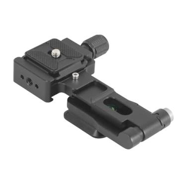 Imagem de MotiveTech Tripé com placa de liberação rápida para câmera, suporte em L, acessórios com encaixe leve e cauda de, adaptador profissional dobrável