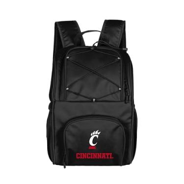 Imagem de Logo Brands Mochila térmica NCAA Cincinnati Bearcats com 24 latas – Forro à prova de vazamento, parte superior e alças de ombro – Cooler portátil para portas traseiras, praia e eventos ao ar livre
