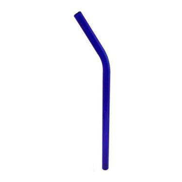 Imagem de Canudo de Vidro Shake 10mm Curvo - CAN.U.DO, Azul Escuro