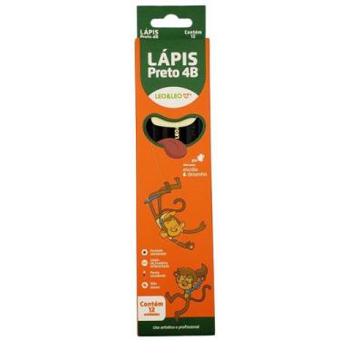 Imagem de Lápis Grafite Preto Escrever Escola Escritório 12 Unidades - Leo&Leo