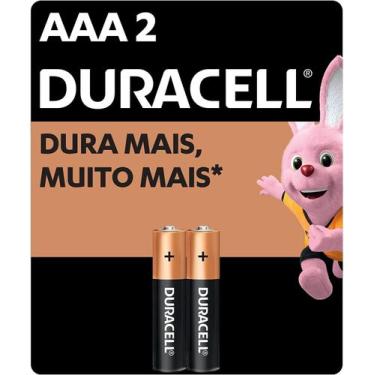 Imagem de Pilha Comum Alcalina Palito AAA 2 com 2UN - Duracell