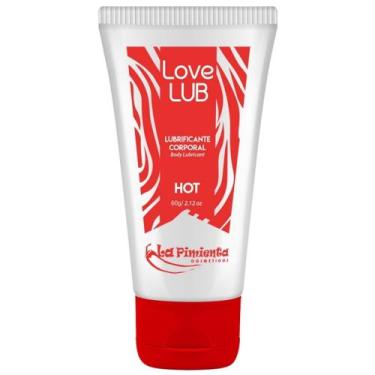 Imagem de Lubrificante Intimo Love Lub Hot a Base D'agua La Pimienta