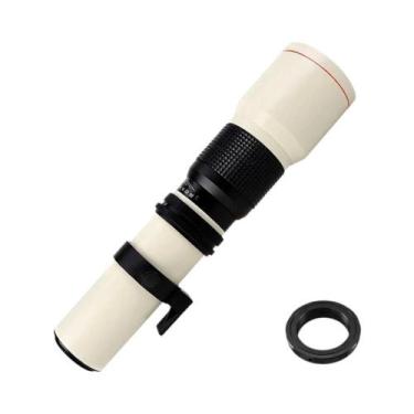 Imagem de Lente Telefoto Manual De 500mm F8-F32 Com Anel Adaptador T2 Para Canon