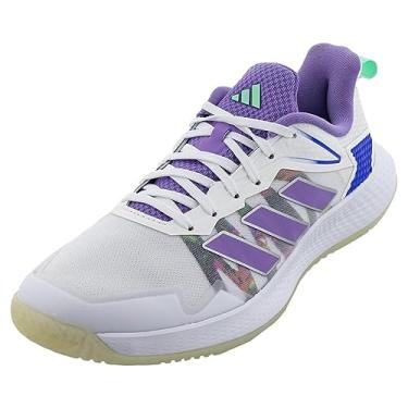 Imagem de adidas Tênis feminino Defiant Speed, Branco/Violet Fusion/Azul lúcido, 37