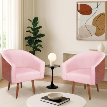 Imagem de Kit 2 Poltronas Jade Decorativa Moderna Sala de Estar Quarto Escritóri