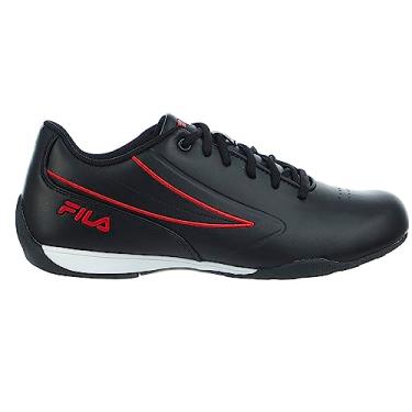 Imagem de Fila Forlani Outline Flag Tênis masculino para esportes motorizados, preto vermelho/branco, tamanho 42 D (M), Preto, 41