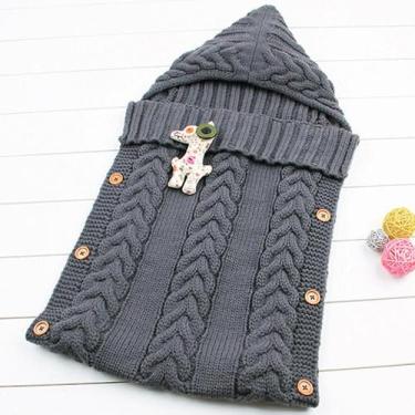 Imagem de Cobertor fofo para bebê Swaddle Saco de dormir infantil Saco de dormir