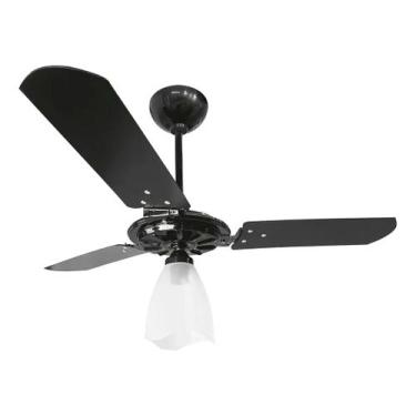 Imagem de Ventex Yris ventilador de teto motor grande preto, 110V